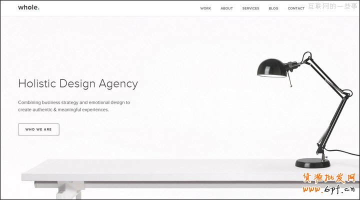 酷站欣賞：18例簡約的網頁設計案例賞析,互聯網的一些事